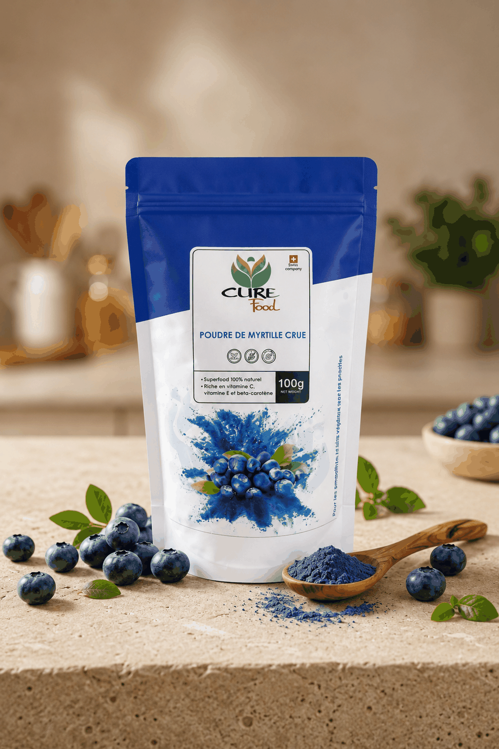 Poudre de Myrtille Crue