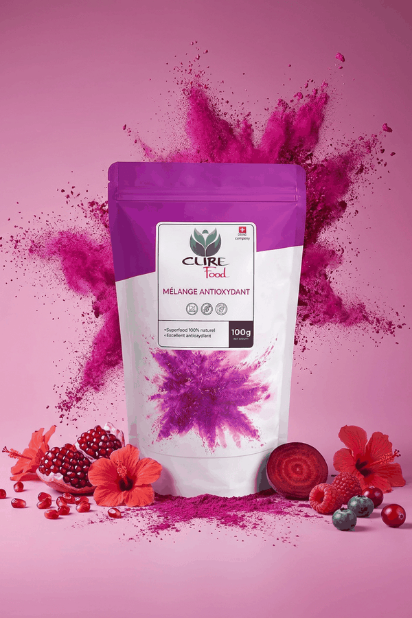 Thé glacé violet